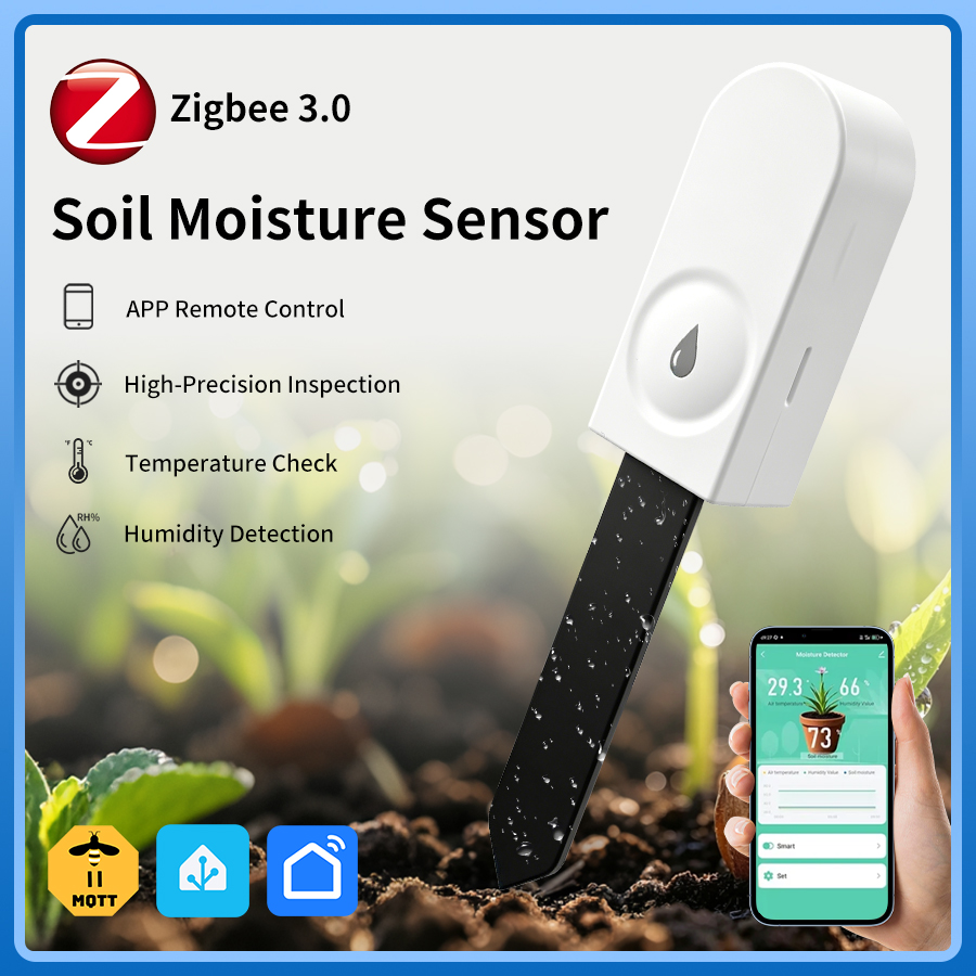 Smart Garden Zigbee - Sensor inteligente de humedad del suelo