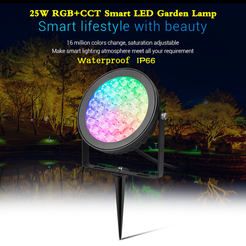 App Smart Garden - Lámpara LED inteligente CCT para exteriores,