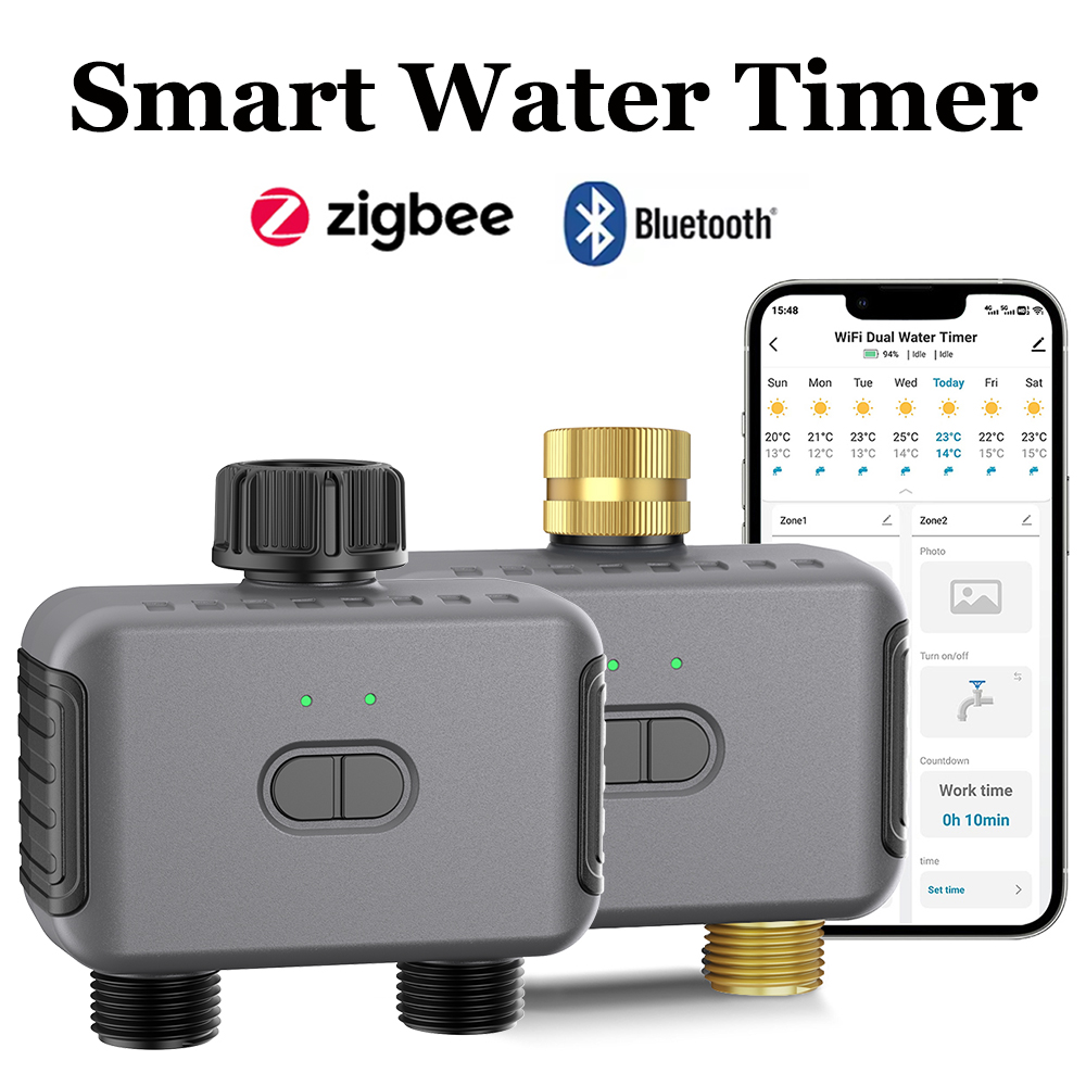 Smart Garden Home - Temporizador de agua inteligente Tuya Zigbee/BT,