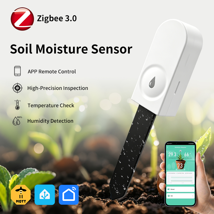 Smart Garden Zigbee - Sensor de humedad del suelo Tuya