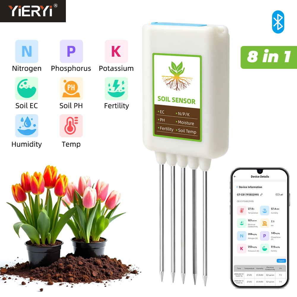 App Smart Garden - Yieryi - Medidor de Suelo Bluetooth