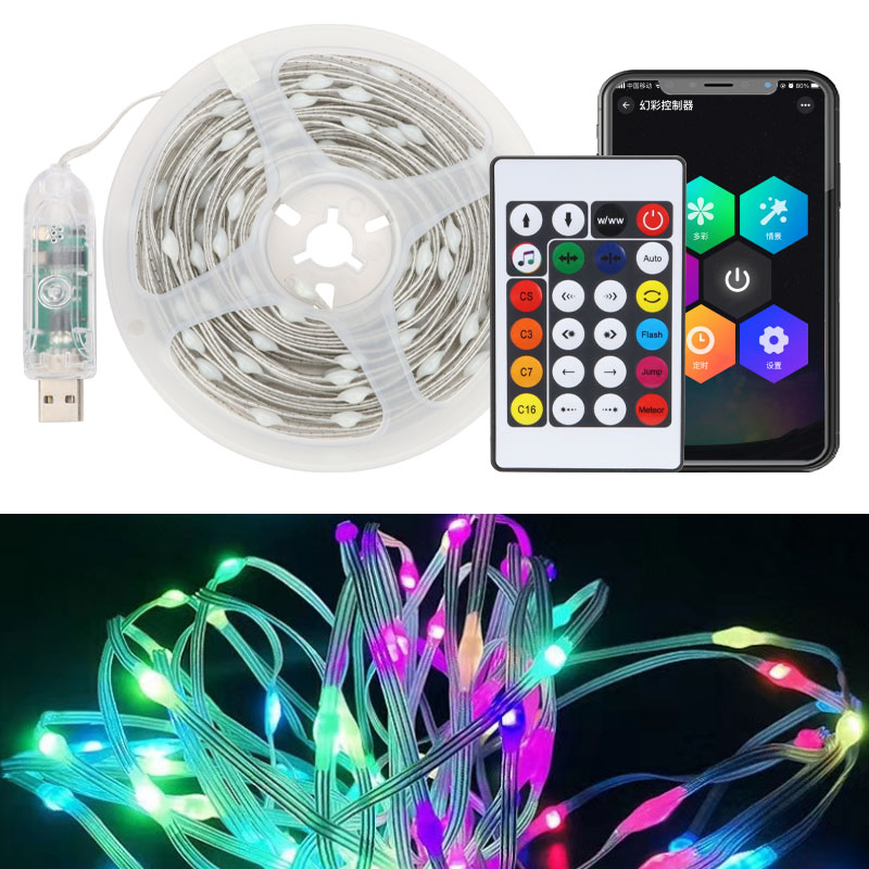 App Smart Garden - Guirnalda de luces LED navideñas de