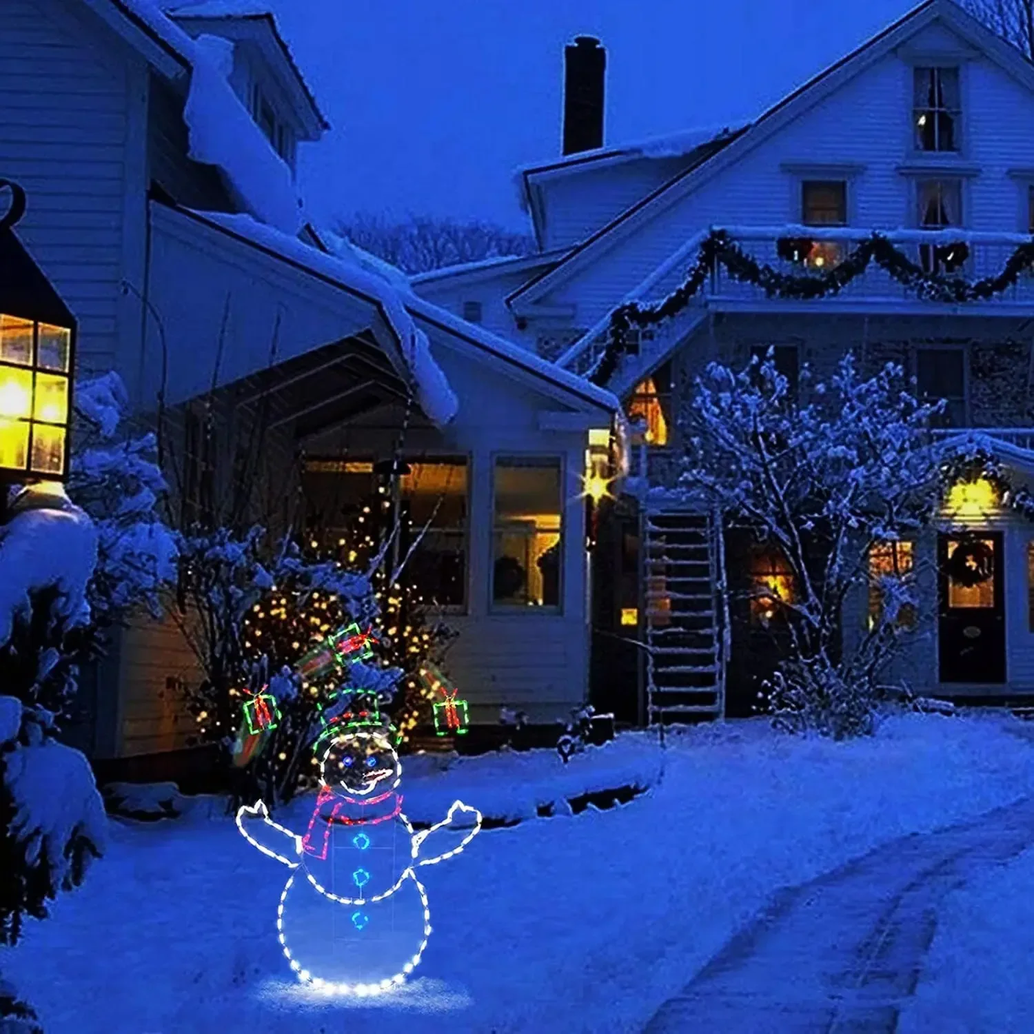 Bola de nieve animada, luz LED - Smart Garden Lamp reseña y precio