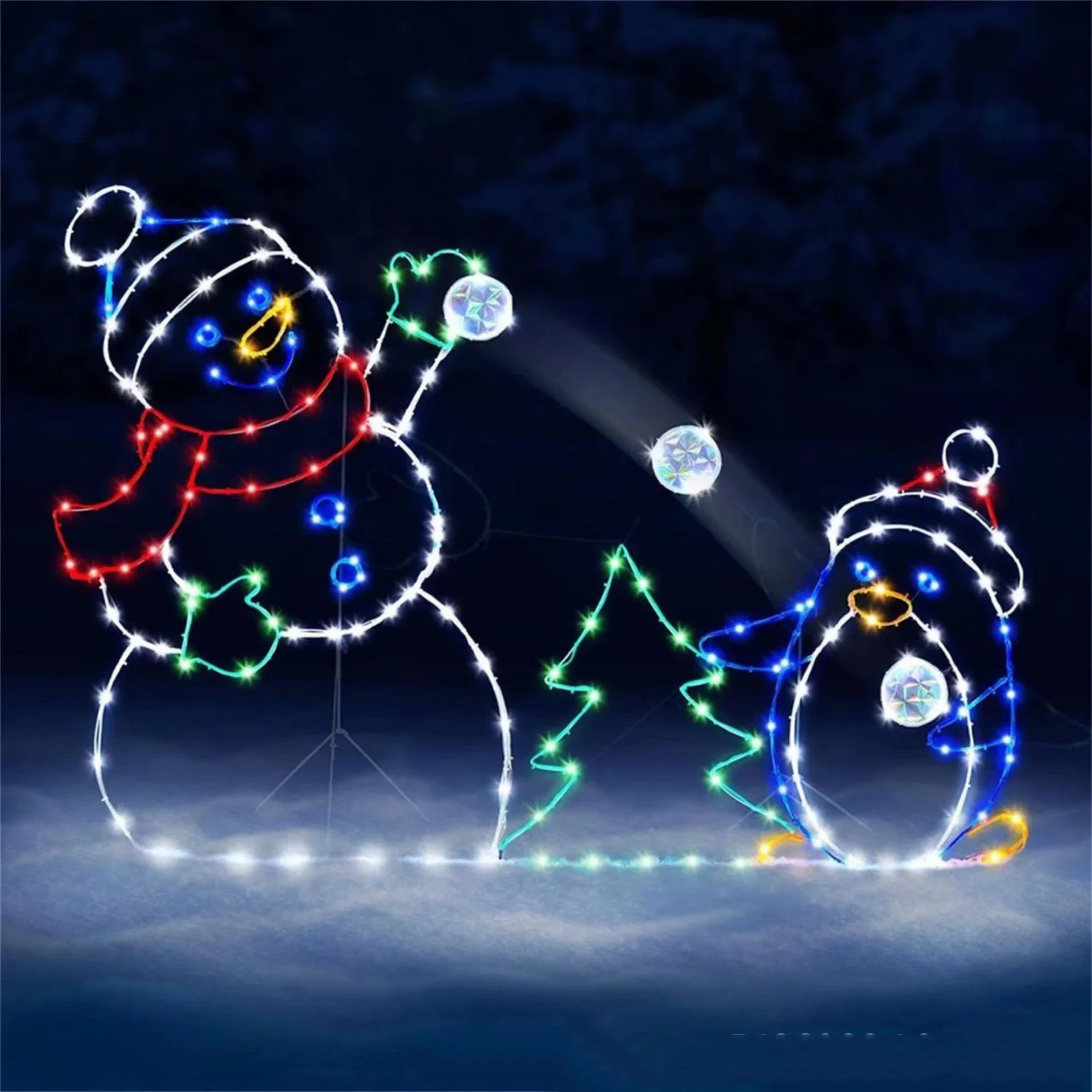 Bola de nieve animada, luz LED - Smart Garden Lamp reseña y precio