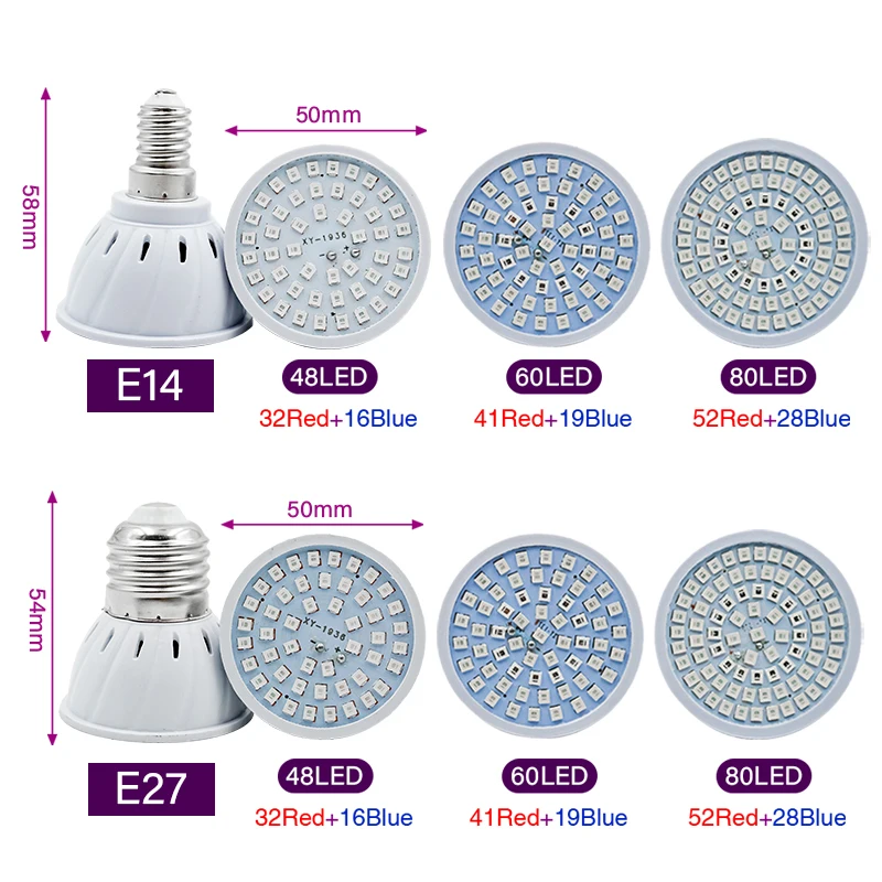 Lámpara Phyto de espectro comp - Plant Grow Light Full Spectrum reseña y precio