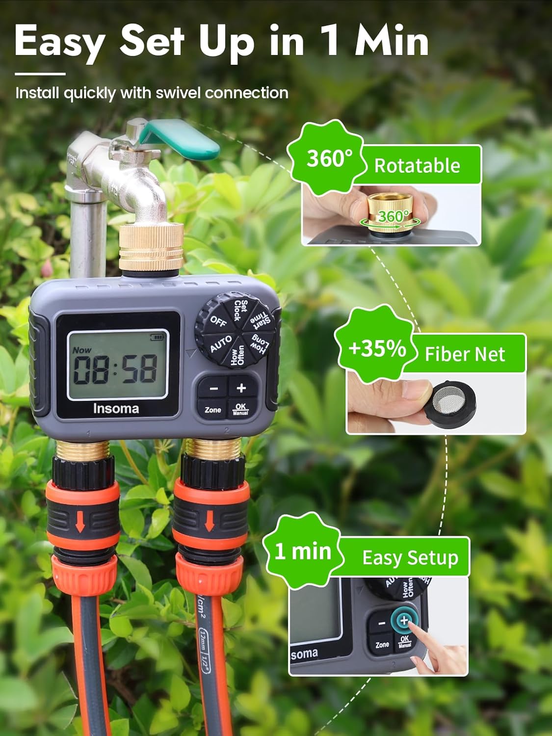 Sistema de riego inteligente d - Smart Garden At Home reseña y precio