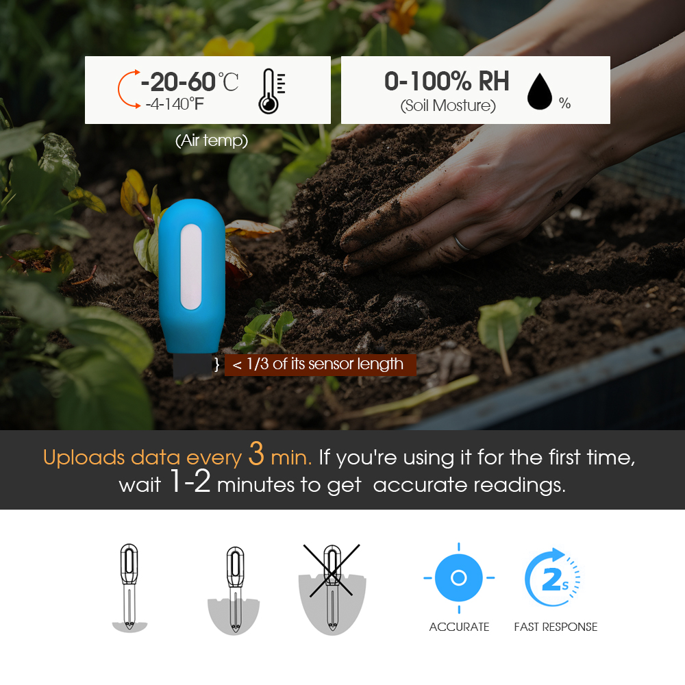 Sensor de suelo Tuya Zigbee, D - Smart Garden Zigbee reseña y precio