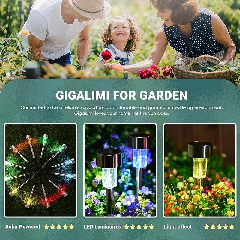 Luces solares para exteriores, - Smart Garden Lamp reseña y precio