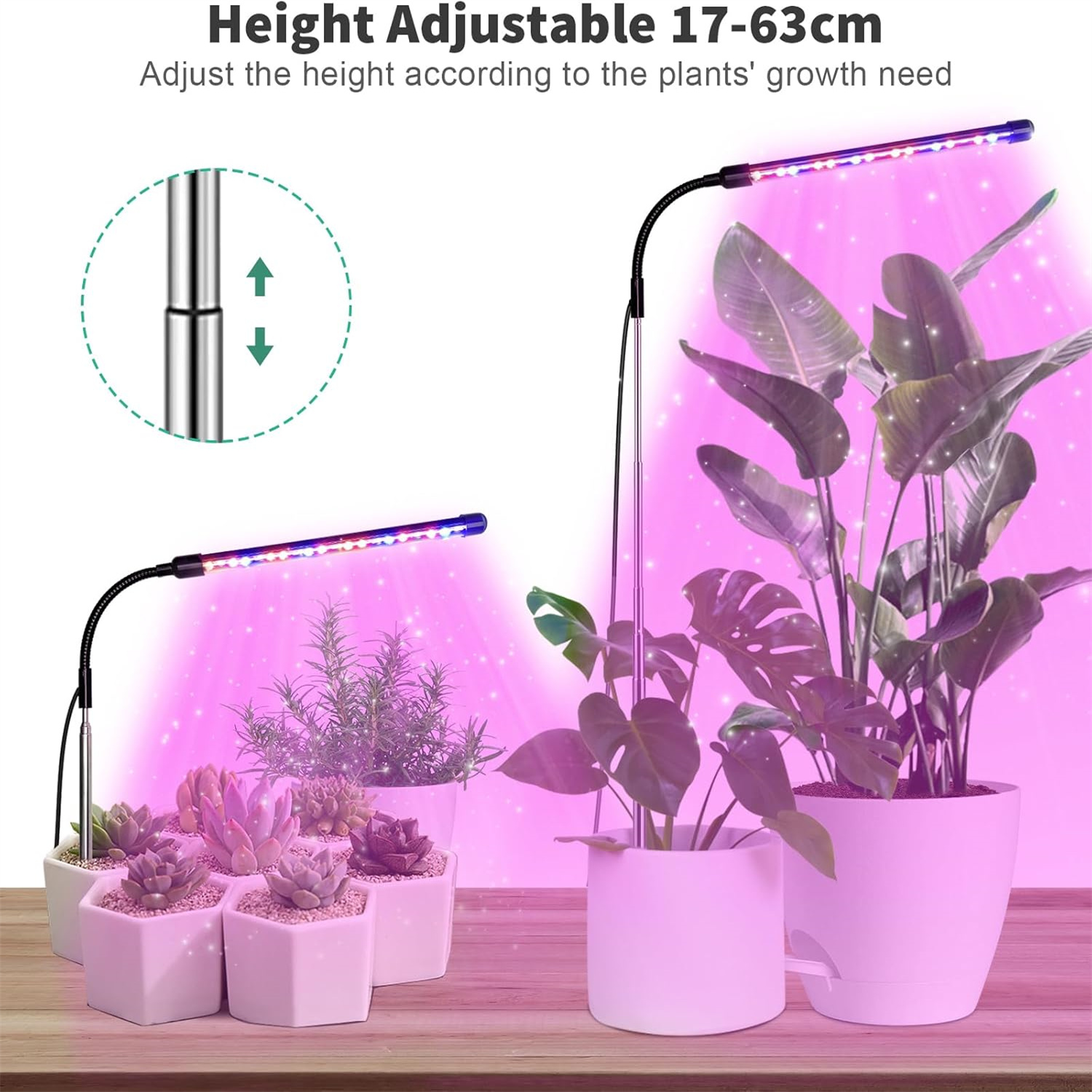 Lámpara de cultivo USB de 3 co - Plant Grow Light Full Spectrum reseña y precio