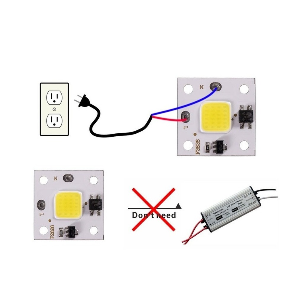 Módulo COB de 10W, 220V, LED,  - Smart Garden Lamp reseña y precio