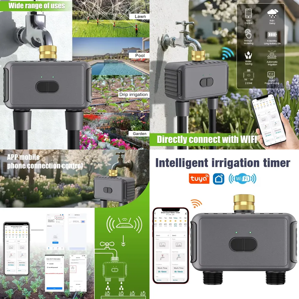 Temporizador de Riego Intelige - App Smart Garden reseña y precio