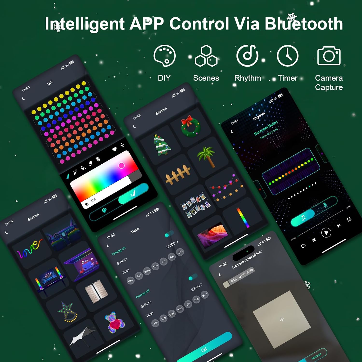Guirnalda de luces de globo in - App Smart Garden reseña y precio