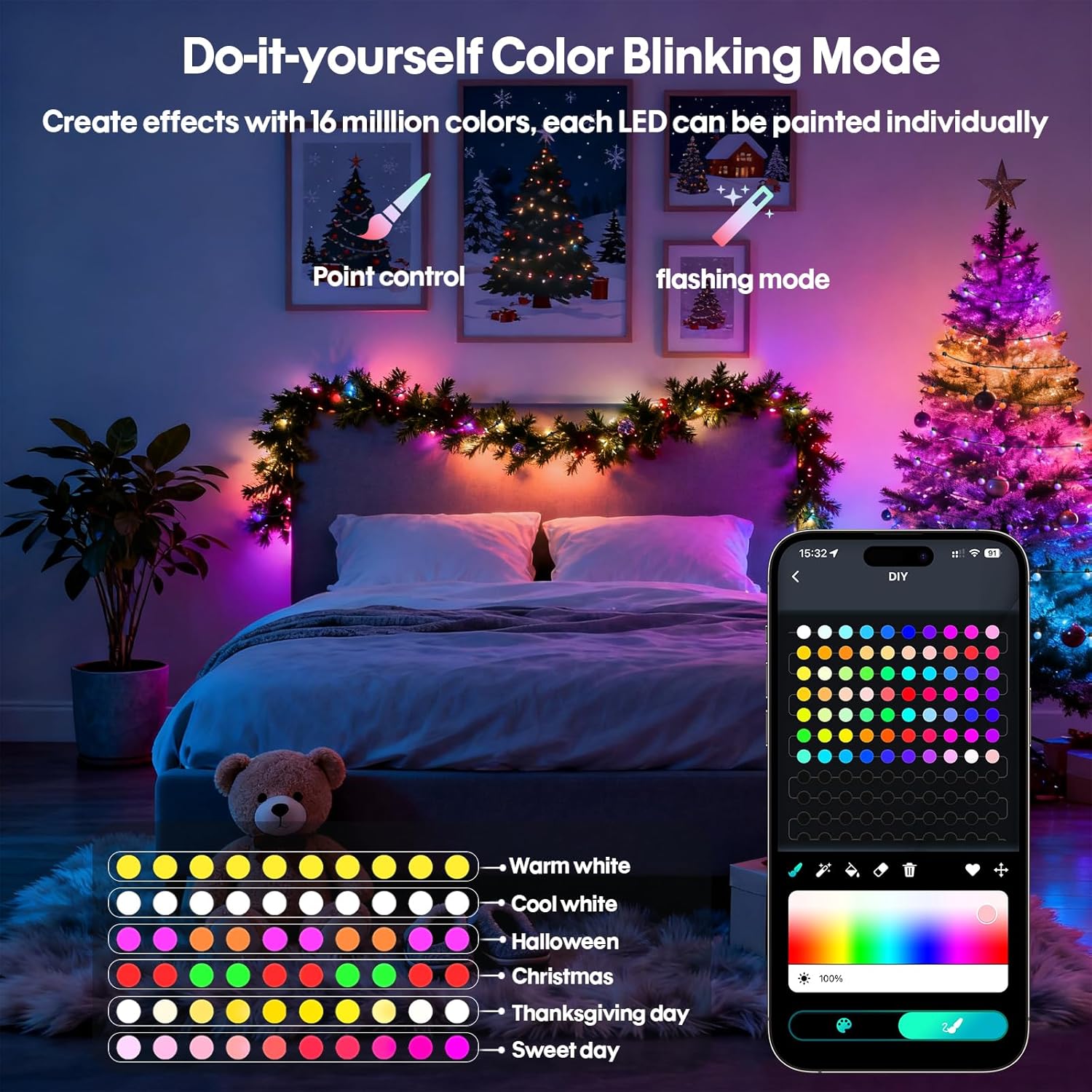 Guirnalda de luces de globo in - App Smart Garden reseña y precio