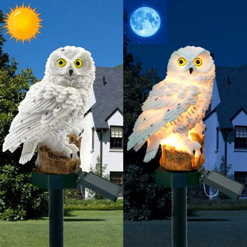 Lámpara Solar con Forma de Búh - Smart Garden Lamp reseña y precio