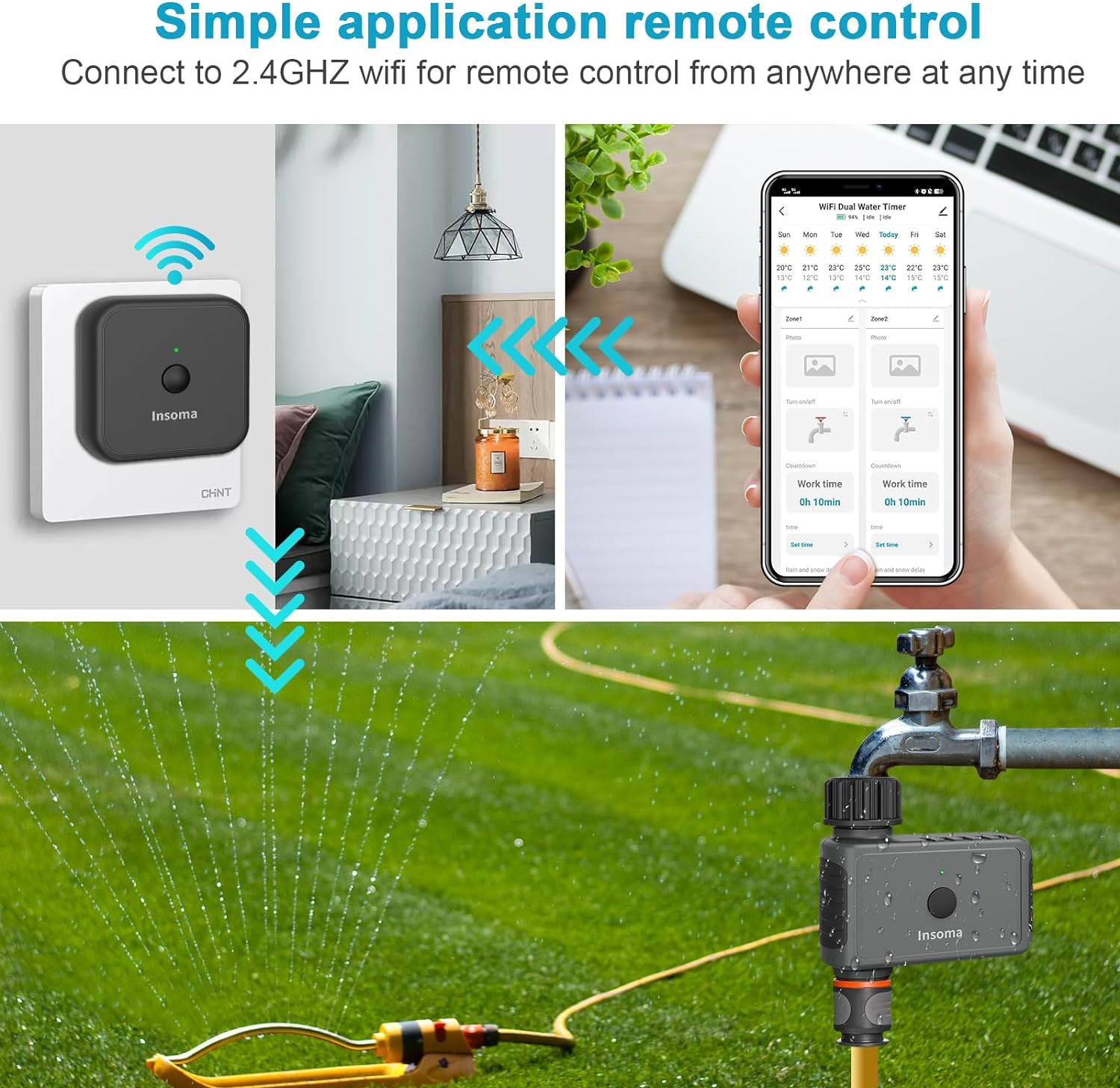 Insoma Wifi temporizador autom - Smart Garden At Home reseña y precio