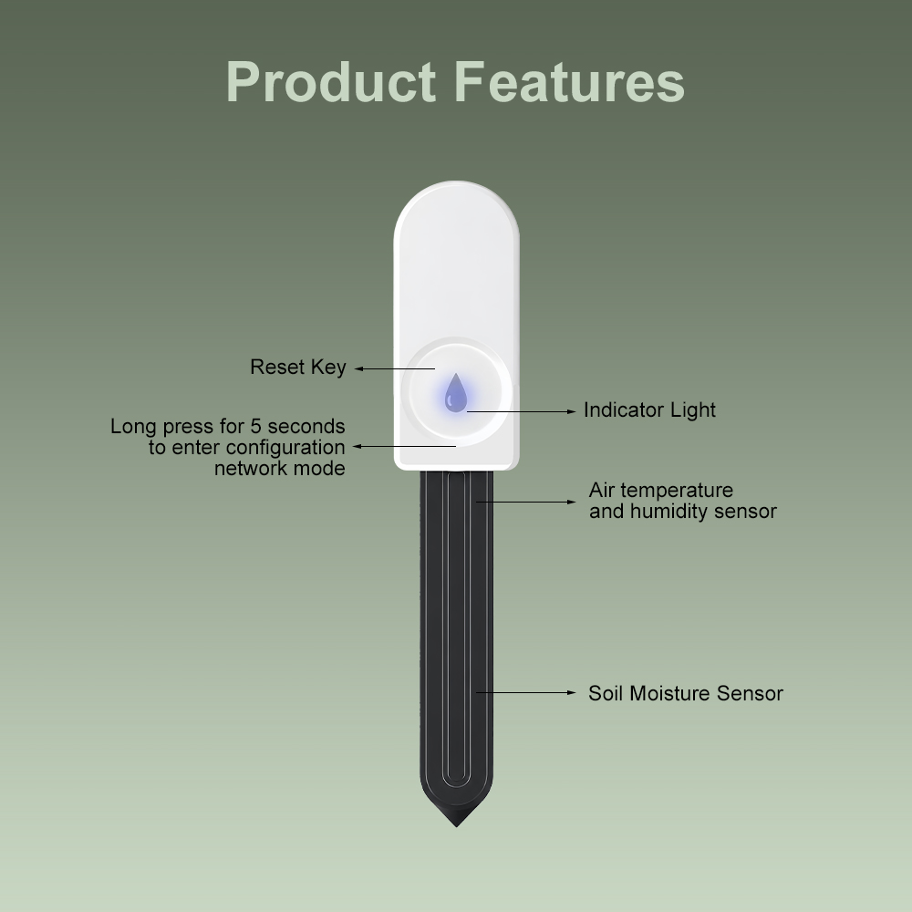 Medidor de Humedad del Suelo Z - Smart Garden Zigbee reseña y precio