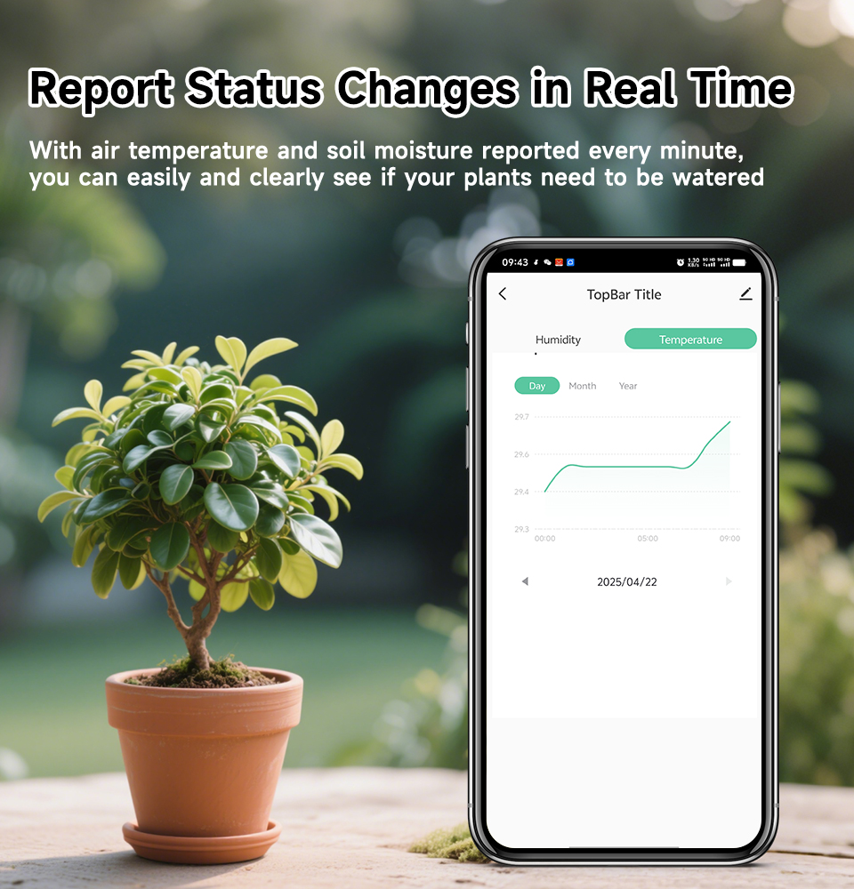 Sensor de Humedad y Temperatur - App Smart Garden reseña y precio
