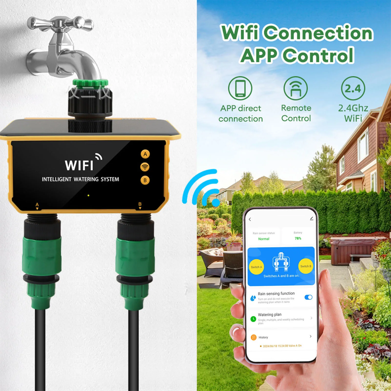 Temporizador de Riego Intelige - App Smart Garden reseña y precio